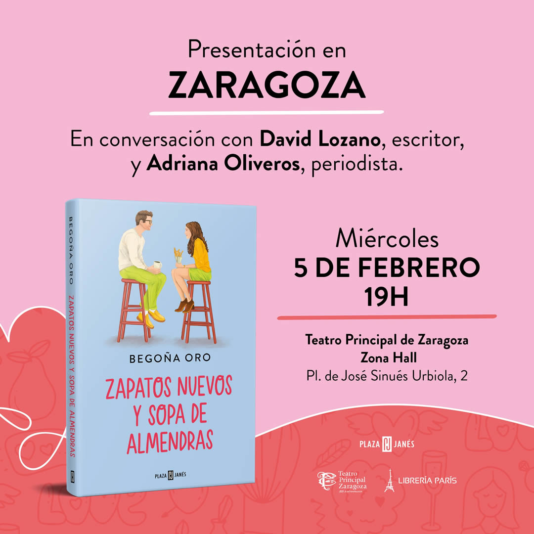 Begoña Oro presenta 'Zapatos nuevos y sopa de almendras'